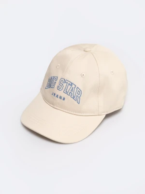 Czapka z daszkiem dziecięca kremowa Rubito 102 BIG STAR