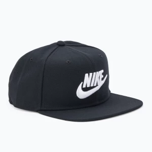 Czapka z daszkiem dziecięca Nike Dri-Fit Pro Structured Futura balck/black/white