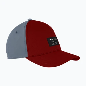 Czapka z daszkiem dziecięca Salewa Kids Logo Basecap syrah