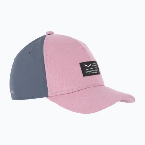 Czapka z daszkiem dziecięca Salewa Kids Logo Basecap virtual pink