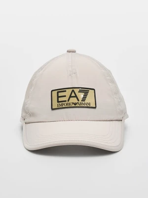 Czapka z daszkiem EA7 Emporio Armani beżowy