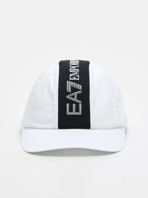 Czapka z daszkiem EA7 Emporio Armani biały
