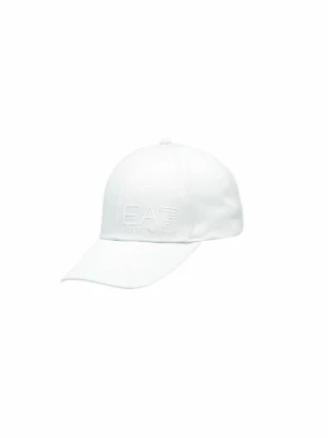 Czapka z daszkiem EA7 Emporio Armani biały