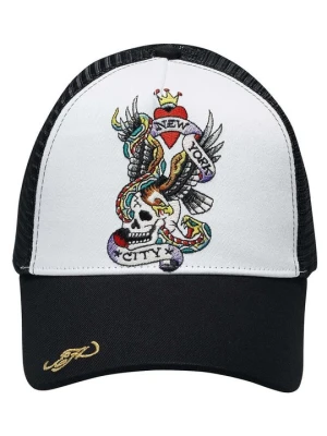 Czapka z daszkiem Ed Hardy biały