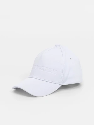 Czapka z daszkiem Emporio Armani biały