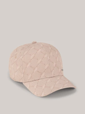 Czapka z daszkiem Fadil w kolorze beżowym ze wzorem w chabry Joop