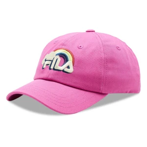 Czapka z daszkiem Fila Butuan Rainbow Kid Dad Cap FCK0015 Fioletowy