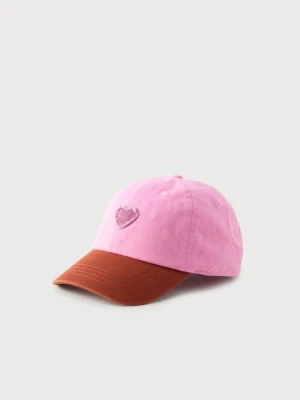 Czapka z daszkiem Friboo By Zalando różowy