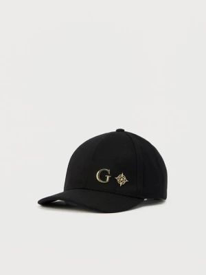 Czapka z daszkiem Guess czarny