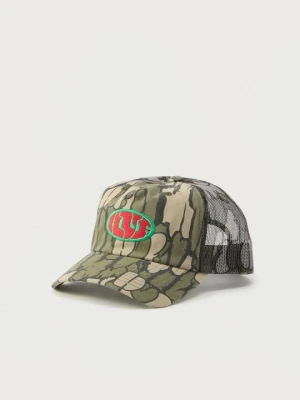 Czapka z daszkiem HUF zielony melanż