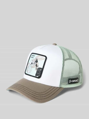 Czapka z daszkiem i detalem z logo Capslab