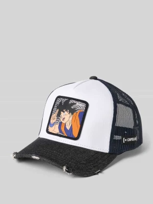 Czapka z daszkiem i detalem z logo Capslab