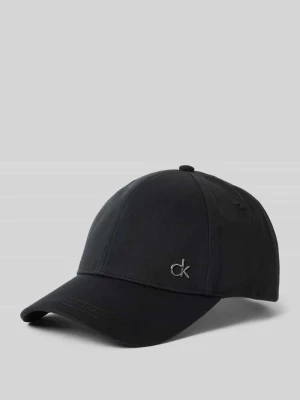 Czapka z daszkiem i detalem z logo CK Calvin Klein