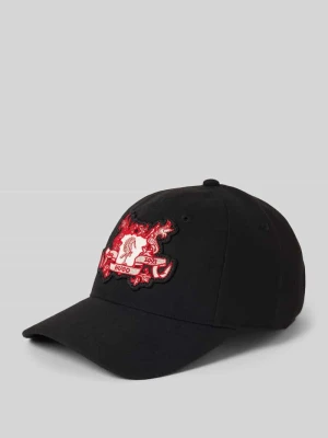 Czapka z daszkiem i detalem z logo HUGO
