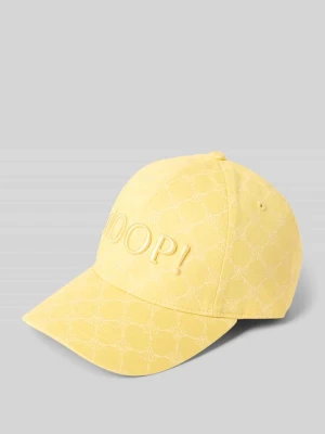 Czapka z daszkiem i detalem z logo Joop!