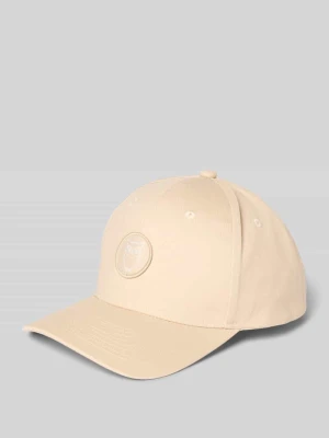 Czapka z daszkiem i detalem z logo KnowledgeCotton Apparel Beżowy