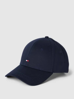Czapka z daszkiem i detalem z logo Tommy Hilfiger