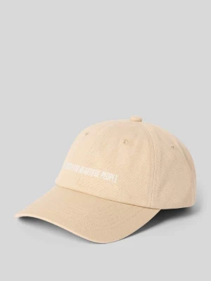 Czapka z daszkiem i nadrukiem z napisem model ‘Jesper’ drykorn