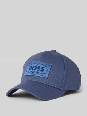 Czapka z daszkiem i naszywką z logo model ‘Zed’ Boss