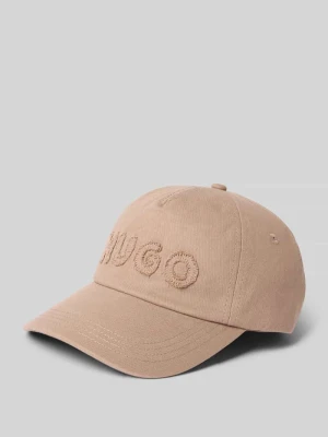 Czapka z daszkiem i naszywkami z logo model ‘Cara’ HUGO