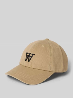 Czapka z daszkiem i wyhaftowanym logo model ‘Eli’ Wood Wood