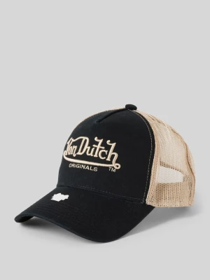 Czapka z daszkiem i wyhaftowanym logo model ‘NEWARK’ Von Dutch