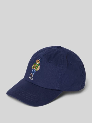 Czapka z daszkiem i wyhaftowanym motywem Polo Ralph Lauren