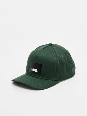 Czapka z daszkiem KARL LAGERFELD zielony