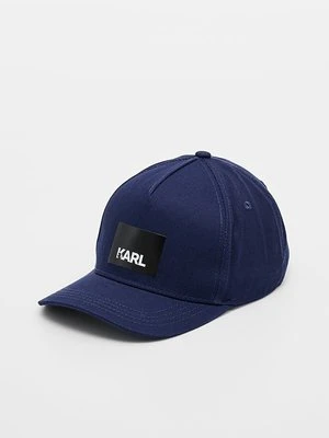 Czapka z daszkiem KARL LAGERFELD granatowy