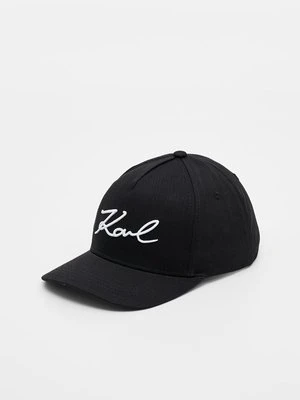 Czapka z daszkiem KARL LAGERFELD czarny