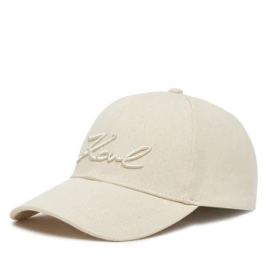 Czapka z daszkiem KARL LAGERFELD A1W33069 Écru