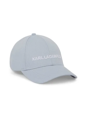 Czapka z daszkiem KARL LAGERFELD niebieski