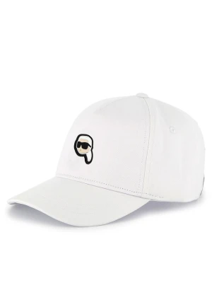 Czapka z daszkiem KARL LAGERFELD Z30398 Biały