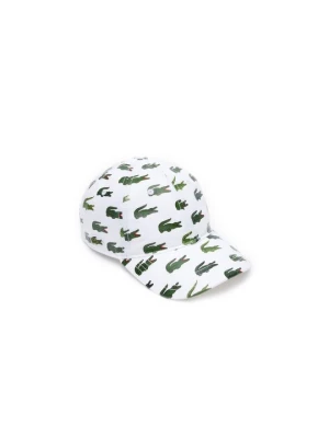 Czapka z daszkiem Lacoste biały