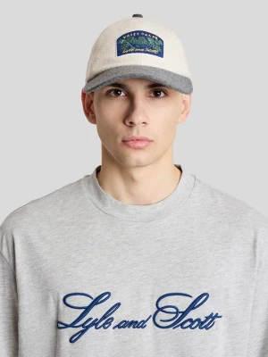 Czapka z daszkiem Lyle & Scott szary