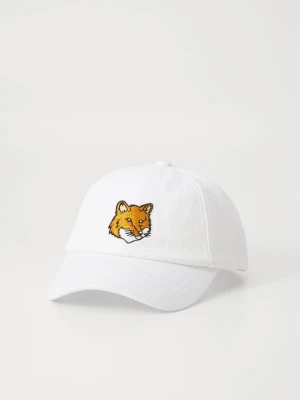 Czapka z daszkiem Maison Kitsuné biały