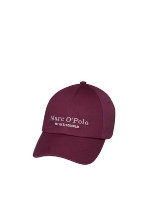 Czapka z daszkiem Marc O'Polo ciemnoczerwony