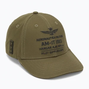 Czapka z daszkiem męska Aeronautica Militare 252HA1223UCT03299 dark olive