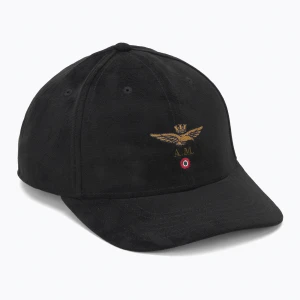 Czapka z daszkiem męska Aeronautica Militare 252HA1229UCT04237 jet black