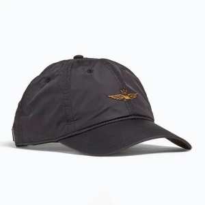 Czapka z daszkiem męska Aeronautica Militare 252HA1230UCT04239 jet black