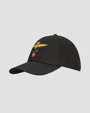 Czapka Z Daszkiem Męska Aeronautica Militare Czarna