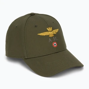 Czapka z daszkiem męska Aeronautica Militare HA1100UCT02848 verde militare