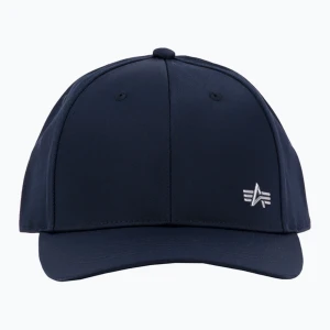Czapka z daszkiem męska Alpha Industries Metal Label rep blue/chrome