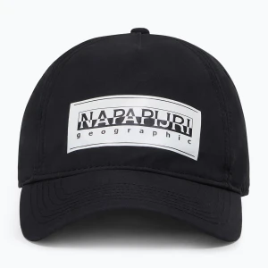 Czapka z daszkiem męska Napapijri F-Box Logo black 041