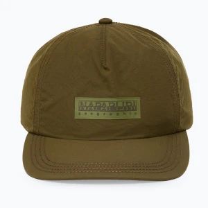 Czapka z daszkiem męska Napapijri F-Box Logo dark olive