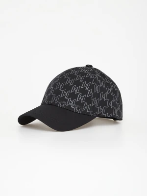 Czapka z daszkiem męska z logo KARL LAGERFELD
