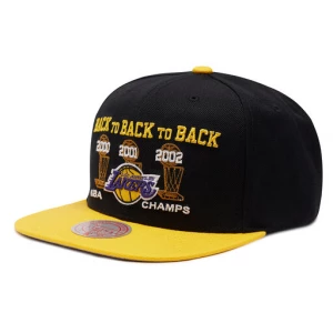 Czapka z daszkiem Mitchell & Ness NBA Lakers Champs HHSS4196 Black/Gold