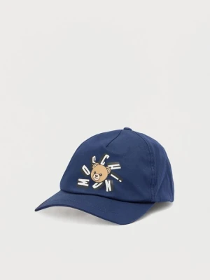 Czapka z daszkiem MOSCHINO granatowy