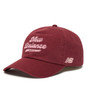 Czapka z daszkiem New Balance 6 Panel Athletics Legacy Hat LAH53000MHB Czerwony