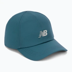 Czapka z daszkiem New Balance 6 Panel Performance V 2.0 big teal